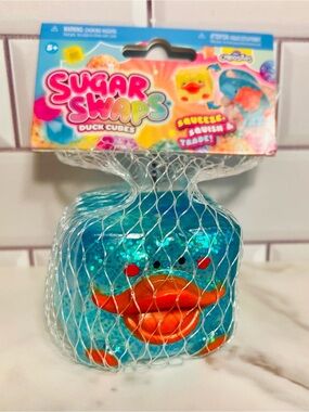 Sugar Swaps Duck Cubes Blue Squishy